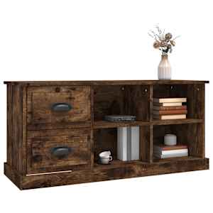TV skříňka kouřový dub 102 x 35,5 x 47,5 cm kompozitní dřevo - obrázek 4