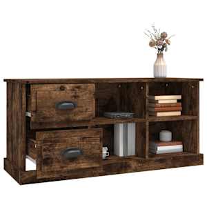 TV skříňka kouřový dub 102 x 35,5 x 47,5 cm kompozitní dřevo - obrázek 5