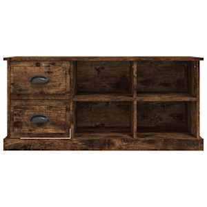TV skříňka kouřový dub 102 x 35,5 x 47,5 cm kompozitní dřevo - obrázek 6