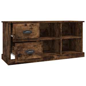 TV skříňka kouřový dub 102 x 35,5 x 47,5 cm kompozitní dřevo - obrázek 7