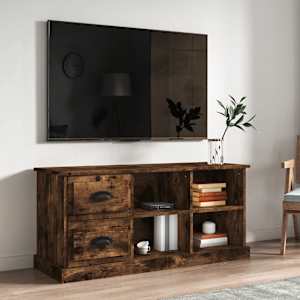 TV skříňka kouřový dub 102 x 35,5 x 47,5 cm kompozitní dřevo - obrázek 1