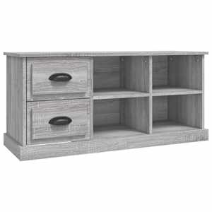 TV skříňka šedá sonoma 102 x 35,5 x 47,5 cm kompozitní dřevo - obrázek 2
