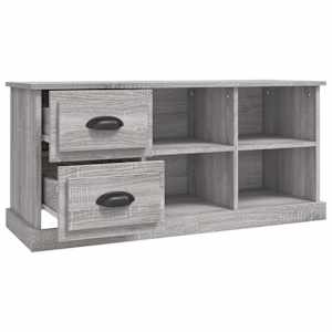 TV skříňka šedá sonoma 102 x 35,5 x 47,5 cm kompozitní dřevo - obrázek 7