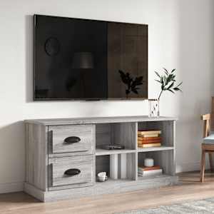 TV skříňka šedá sonoma 102 x 35,5 x 47,5 cm kompozitní dřevo - obrázek 1