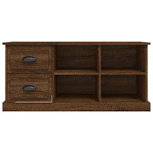 TV skříňka hnědý dub 102 x 35,5 x 47,5 cm kompozitní dřevo - obrázek 6
