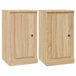 Příborníky 2 ks dub sonoma 37,5x35,5x67,5 cm kompozitní dřevo - obrázek 2