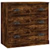 vidaXL puhvetkapp, suitsutatud tamm, 70 x 35,5 x 67,5 cm, tehispuit