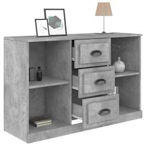Příborník betonově šedý 104,5 x 35,5 x 67,5 cm kompozitní dřevo - obrázek 7