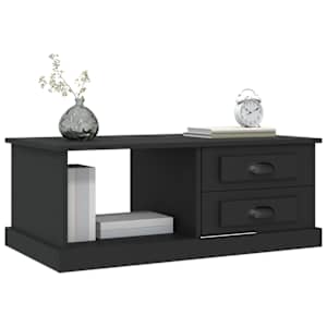 Konferenční stolek černý 90 x 50 x 35 cm kompozitní dřevo - obrázek 4