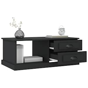 Konferenční stolek černý 90 x 50 x 35 cm kompozitní dřevo - obrázek 5