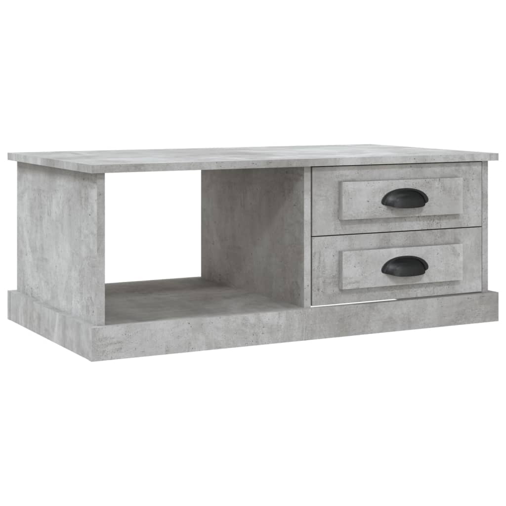 vidaXL Konferenční stolek betonově šedý 90x50x35 cm kompozitní dřevo