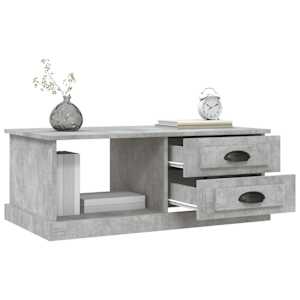 Konferenční stolek betonově šedý 90x50x35 cm kompozitní dřevo - obrázek 5