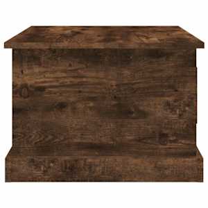 Konferenční stolek kouřový dub 50 x 50 x 35 cm kompozitní dřevo - obrázek 8
