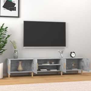TV skříňka betonově šedá 180 x 31,5 x 40 cm kompozitní dřevo - obrázek 3