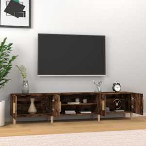 TV skříňka kouřový dub 180 x 31,5 x 40 cm kompozitní dřevo - obrázek 3