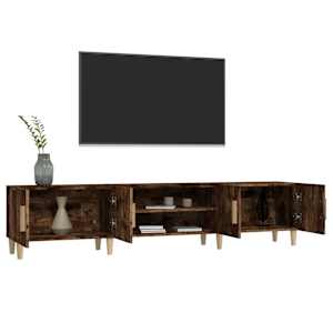 TV skříňka kouřový dub 180 x 31,5 x 40 cm kompozitní dřevo - obrázek 5