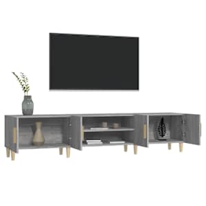TV skříňka šedá sonoma 180 x 31,5 x 40 cm kompozitní dřevo - obrázek 5