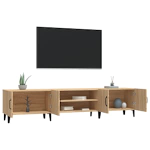 TV stolek dub sonoma 180 x 31,5 x 40 cm, imitace dřeva - obrázek 5
