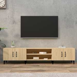 TV stolek dub sonoma 180 x 31,5 x 40 cm, imitace dřeva - obrázek 1