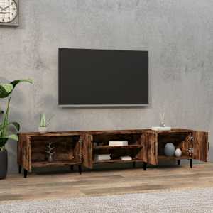 TV skříňka kouřový dub 180 x 31,5 x 40 cm kompozitní dřevo - obrázek 3