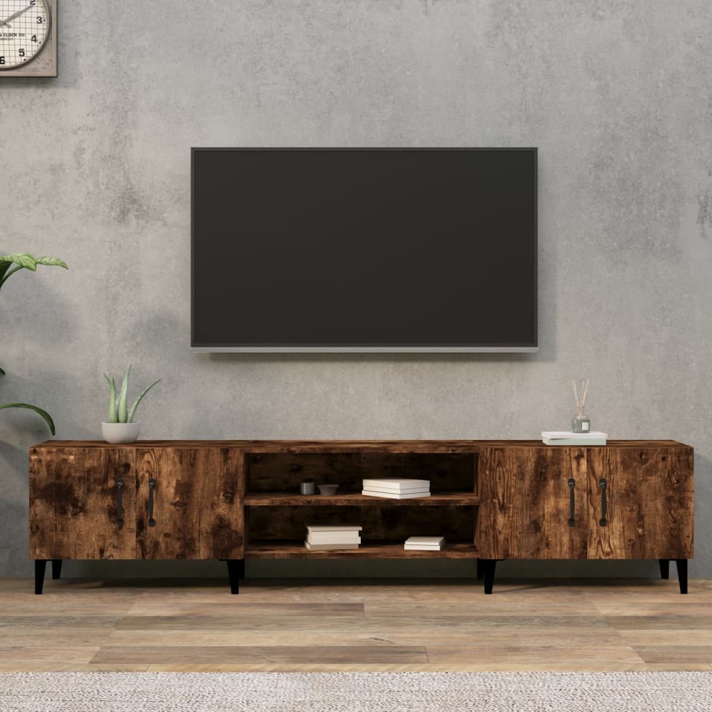 vida XL TV-Schrank Räuchereiche 180x 31,5x 40 cm Holzwerkstoff