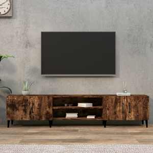 TV skříňka kouřový dub 180 x 31,5 x 40 cm kompozitní dřevo - obrázek 1