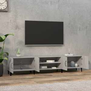 TV skříňka šedá sonoma 180 x 31,5 x 40 cm kompozitní dřevo - obrázek 3