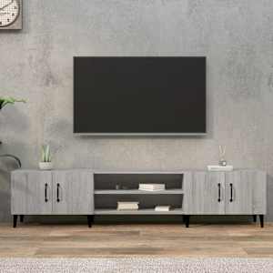 TV skříňka šedá sonoma 180 x 31,5 x 40 cm kompozitní dřevo - obrázek 1