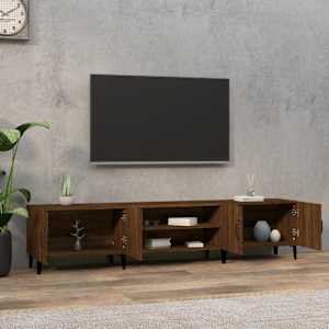 vidaXL Televizoriaus spintelė, ruda ąžuolo, 180x31,5x40cm, mediena