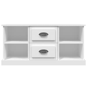 TV skříňka bílá 99,5 x 35,5 x 48 cm kompozitní dřevo - obrázek 6