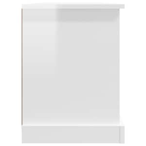 TV skříňka lesklá bílá 99,5 x 35,5 x 48 cm kompozitní dřevo - obrázek 7
