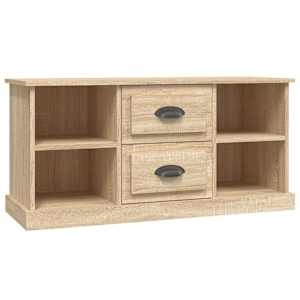 TV skříňka dub sonoma 99,5 x 35,5 x 48 cm kompozitní dřevo - obrázek 2