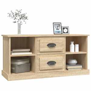 TV skříňka dub sonoma 99,5 x 35,5 x 48 cm kompozitní dřevo - obrázek 4