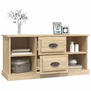 TV skříňka dub sonoma 99,5 x 35,5 x 48 cm kompozitní dřevo - obrázek 5