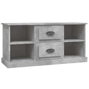 TV skříňka betonově šedá 99,5 x 35,5 x 48 cm kompozitní dřevo - obrázek 2