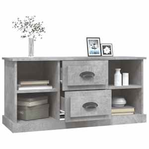 TV skříňka betonově šedá 99,5 x 35,5 x 48 cm kompozitní dřevo - obrázek 5