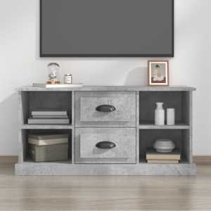 TV skříňka betonově šedá 99,5 x 35,5 x 48 cm kompozitní dřevo - obrázek 1