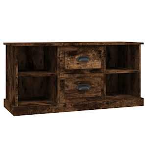TV skříňka kouřový dub 99,5 x 35,5 x 48 cm kompozitní dřevo - obrázek 2