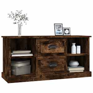 TV skříňka kouřový dub 99,5 x 35,5 x 48 cm kompozitní dřevo - obrázek 4