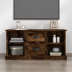 TV skříňka kouřový dub 99,5 x 35,5 x 48 cm kompozitní dřevo - obrázek 1
