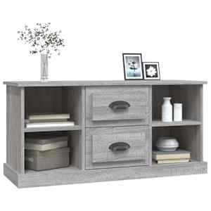 TV skříňka šedá sonoma 99,5 x 35,5 x 48 cm kompozitní dřevo - obrázek 4