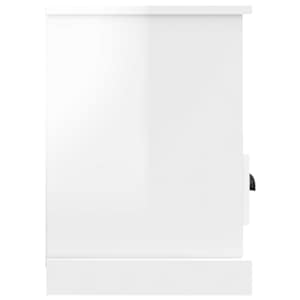 TV skříňka bílá s vysokým leskem 80x35x50 cm kompozitní dřevo - obrázek 7