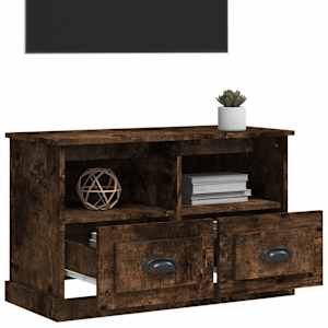 TV skříňka kouřový dub 80 x 35 x 50 cm kompozitní dřevo - obrázek 4