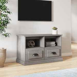 TV skříňka šedá sonoma 80 x 35 x 50 cm kompozitní dřevo - obrázek 1