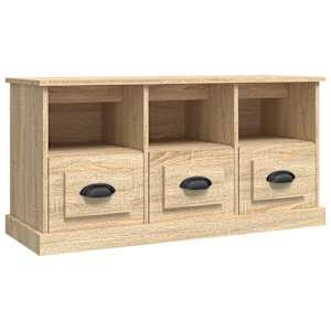 TV skříňka dub sonoma 100 x 35 x 50 cm kompozitní dřevo - obrázek 2