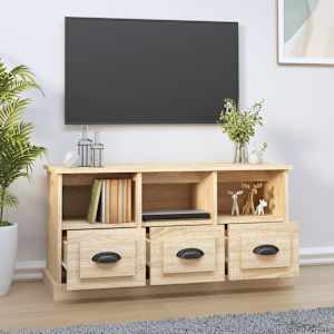 TV skříňka dub sonoma 100 x 35 x 50 cm kompozitní dřevo - obrázek 3