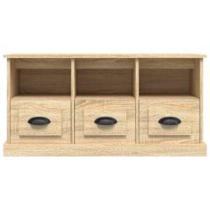 TV skříňka dub sonoma 100 x 35 x 50 cm kompozitní dřevo - obrázek 6