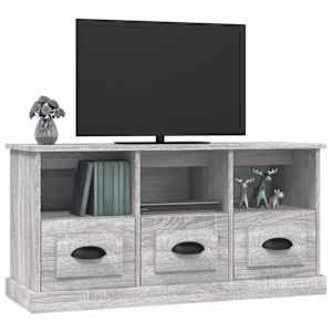 TV skříňka šedá sonoma 100 x 35 x 50 cm kompozitní dřevo - obrázek 4