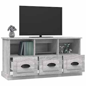 TV skříňka šedá sonoma 100 x 35 x 50 cm kompozitní dřevo - obrázek 5