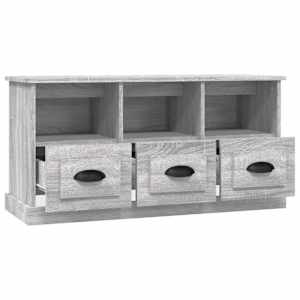 TV skříňka šedá sonoma 100 x 35 x 50 cm kompozitní dřevo - obrázek 7
